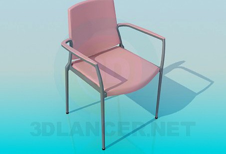 3D Model Chair with armrests
