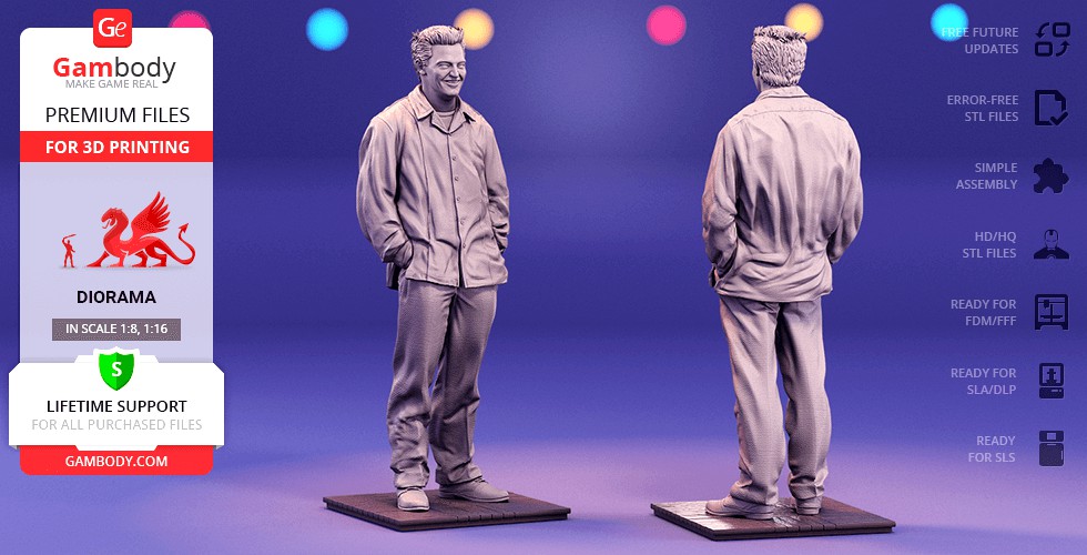 Chandler Bing 3D Printing Figurine | Assembly