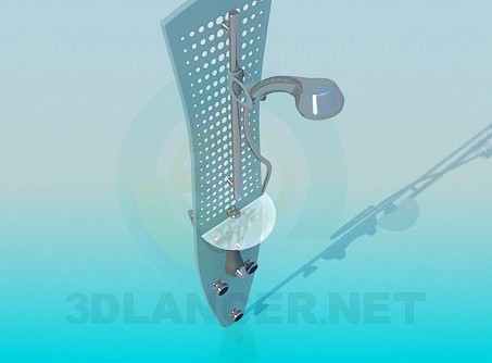 3D Model Shower panel