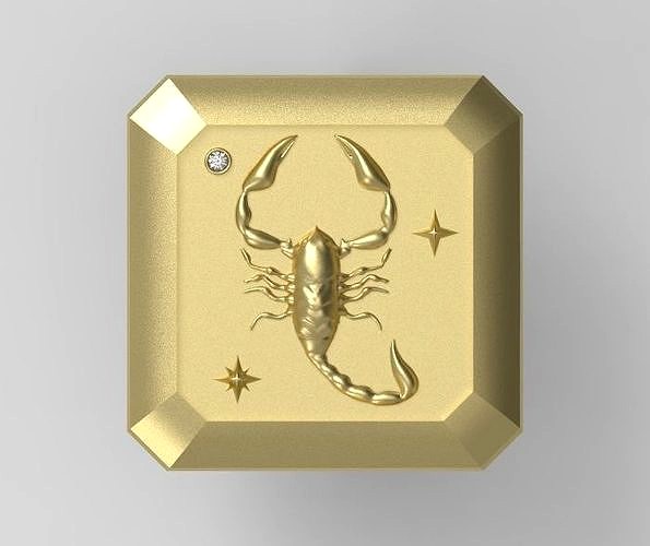 Scorpio Pendant | 3D