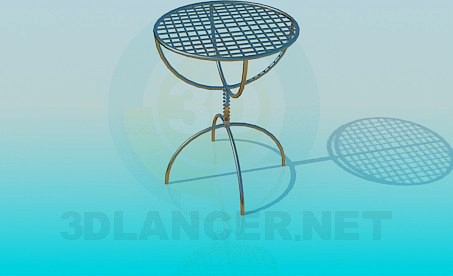 3D Model A small table