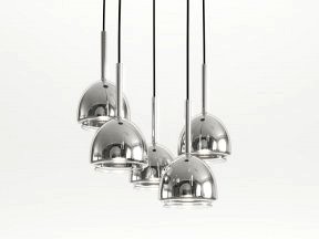 Chrome Bell Ceiling Light 5