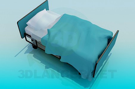 3D Model Hospital bed