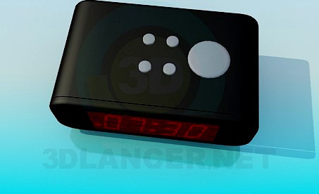 3D Model Electronic clock