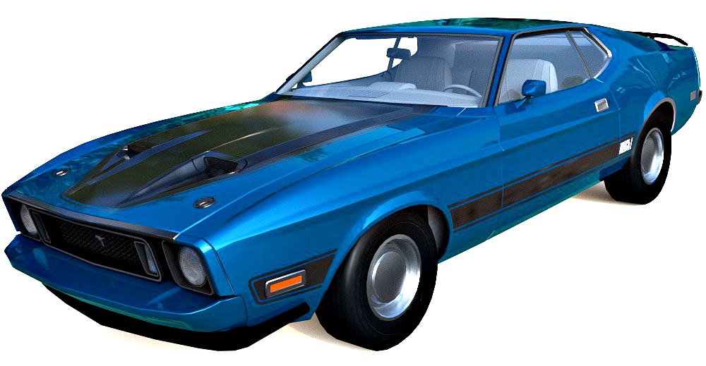 Ford Mustang Mach 1 3d model