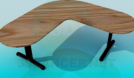 3D Model Angular desk