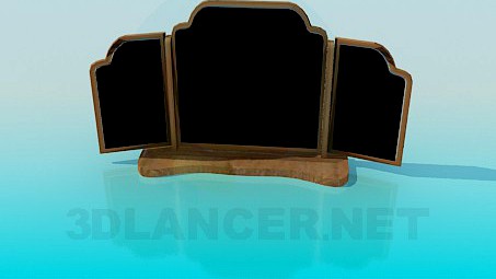 3D Model Three-leaved mirror