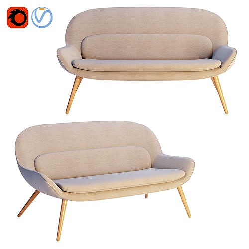 Steelcase x Bolia - Philippa Two Seater Sofa