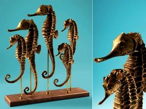 Five Seahorse Sculpture