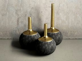 BOYAN POTTERY Long Neck Vases