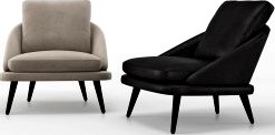 Lawson Lounge Legs Armchair