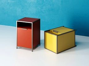 Dita Bedside Cabinet with Flap door