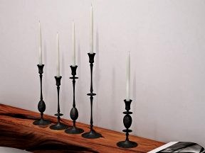 Biedermeier Candlesticks