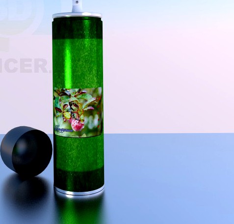 3D Model Body spray