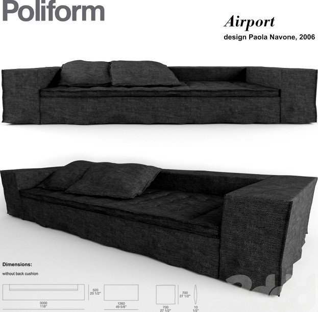 POLIFORM. Airport sofa