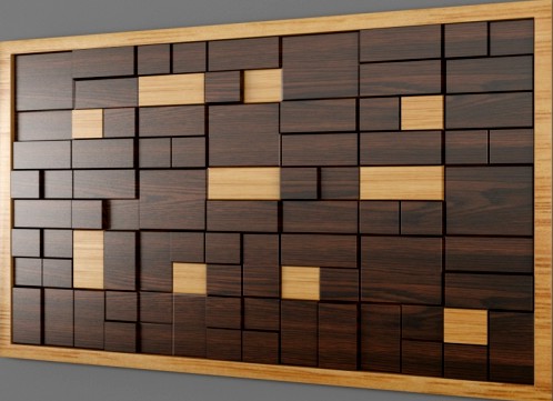 Wooden 3D Wall