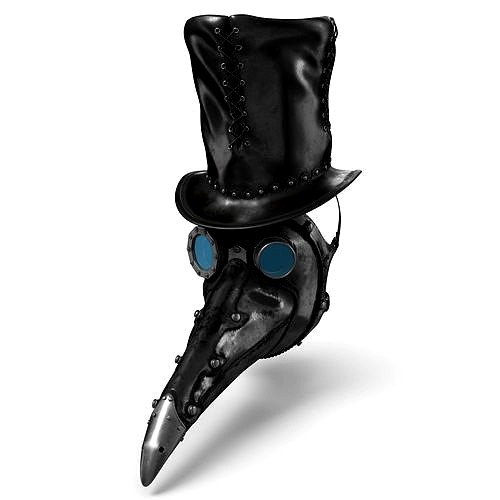 Plague Doctor  Mask And Hat
