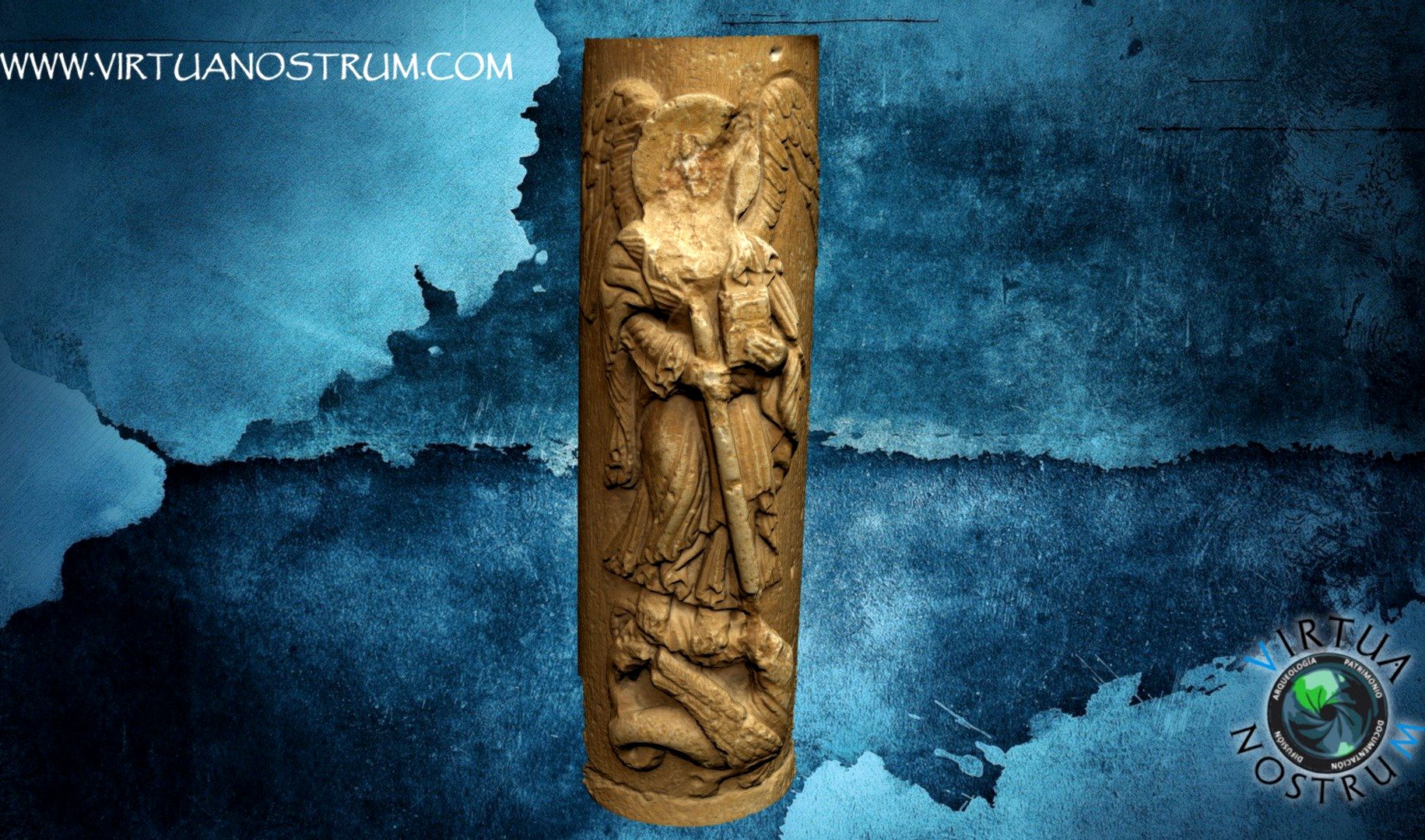 Medieval Sculpture Relief - San Miguel de Piasca