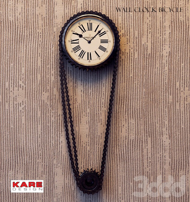 kare design clock bycicle