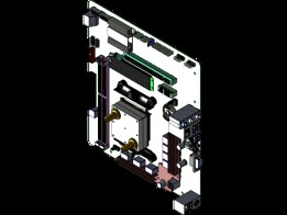 Asrock A320M-HD w/ waterblock & Ryzen