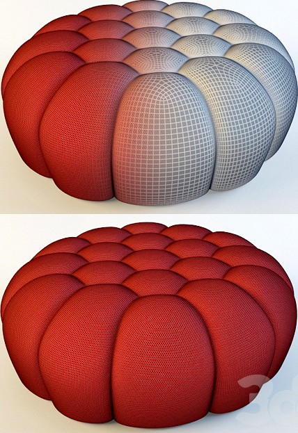 Rochebobois BUBBLE OTTOMAN