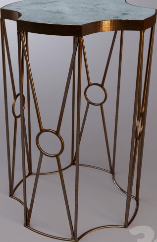 EICHHOLTZ Sun Brass Side Table