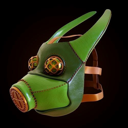 Printable Beetle Doctor Plague Mask