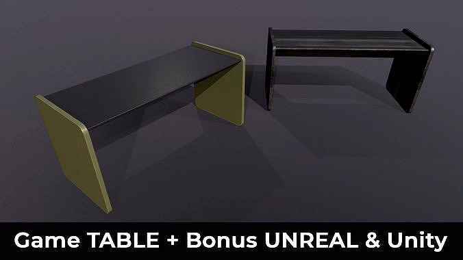 Table for game Unreal and Unity