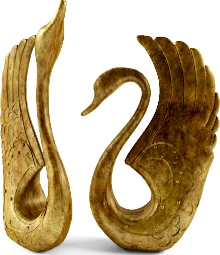 Swans in Bronze