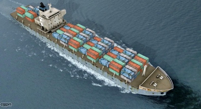 Cargo Container Ship3d model