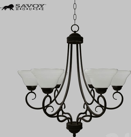 Adirondack 6 Light Chandelier