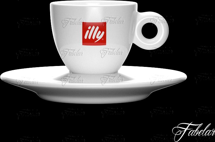 Illy coffee cup3d model
