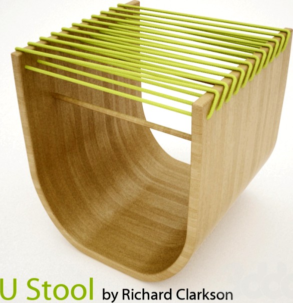 U Stool by Richard Clarkson