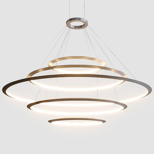 Circular Suspended Lamp by GROK v5