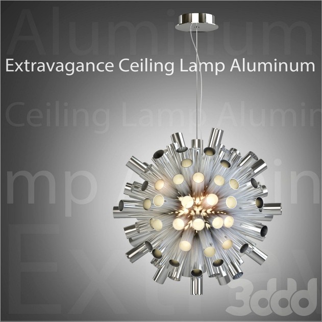 Zuo Extravagance Ceiling Lamp Aluminum