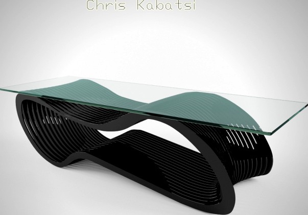 Chris Kabatsi Loop Coffee Table