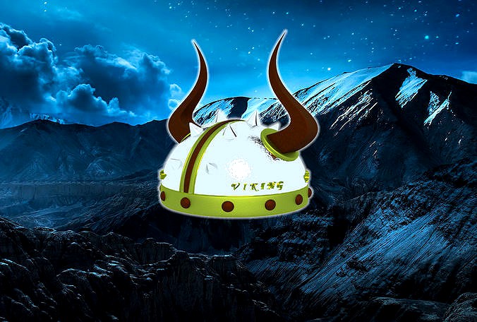 Viking Helmet Model