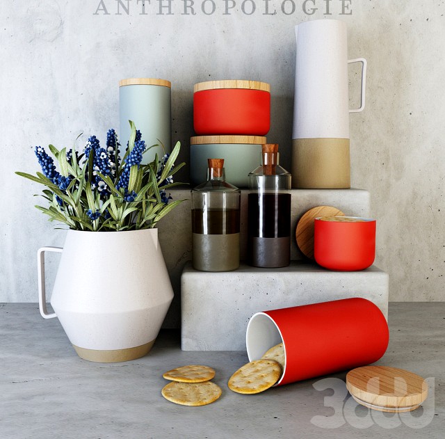 Anthropologie Kitchen Set