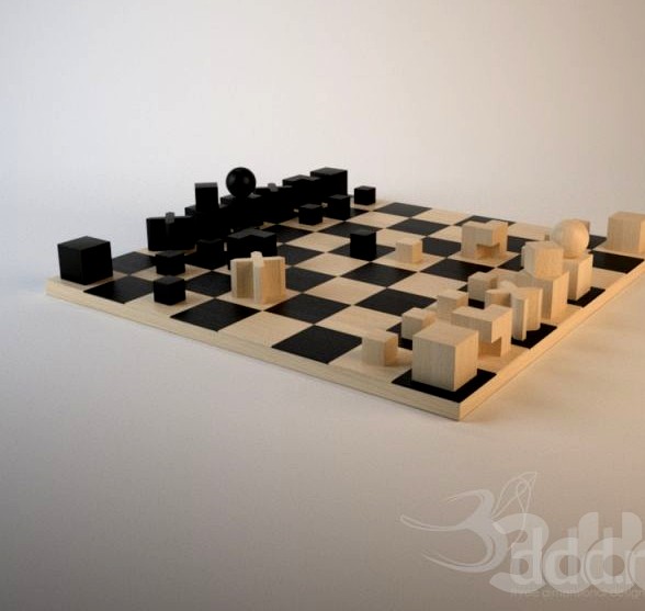 Bauhaus Chess Set