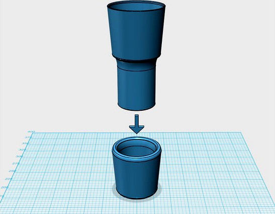Cup Holder for Ford Transit to put in Red Bull berverage can by Knusperhase