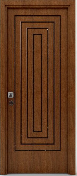 Wooden door 563d model