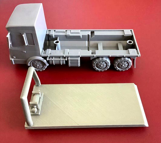 Marvel Crisis Protocol (MCP) Truck Flat Bed Tow conversion by 3DPdesignlab