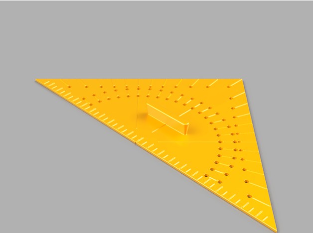 Geodreieck taktil / Triange / Set Square 90-45-45 by JomMa