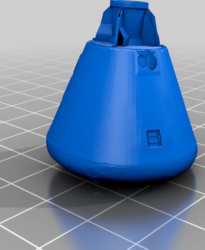 Apollo 11 Command Module Extruder Spinner, Ender 3 Pro by gardnerd