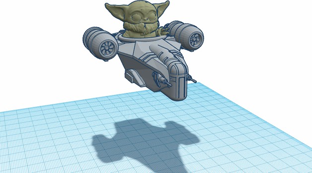 Grogu Silvercrest Fighter Pilot by -Ei9ht-