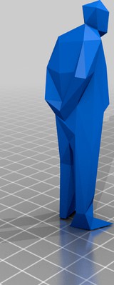 Umarell low poly by bisboccia