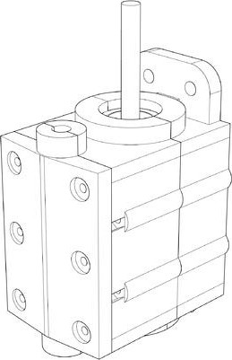 Inline Peristaltic Pump for Nema 17 Stepper by ractorIII