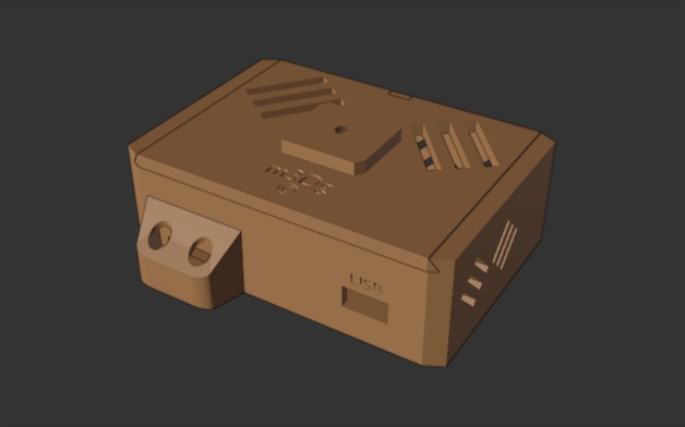 Case smoke detektor and temperature sensor - D1 mini, MQ2, BME280 3.3V - ESP8266 mqtt by m3Dg