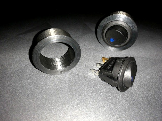 Emplacement pour interrupteur rond / Location for round switch by Oppai_Sensei