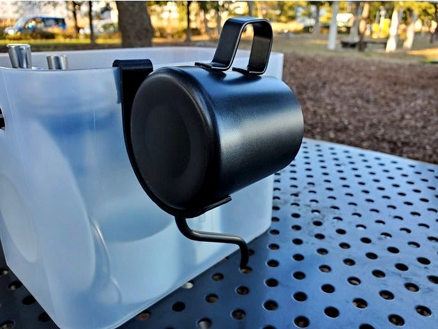 Clip holder for 250ml Gooseneck kettle by MobileHackerz